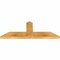 Ekena Millwork Portland Rough Sawn Timber Gable Bracket, Western Red Cedar, 36"W x 13"H x 2"D x 4"F, 9/12 Pitch GBW036X13X0204POR00RWR - alternate 3